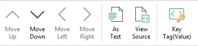 功能區上的「以文本查看 XML」命令