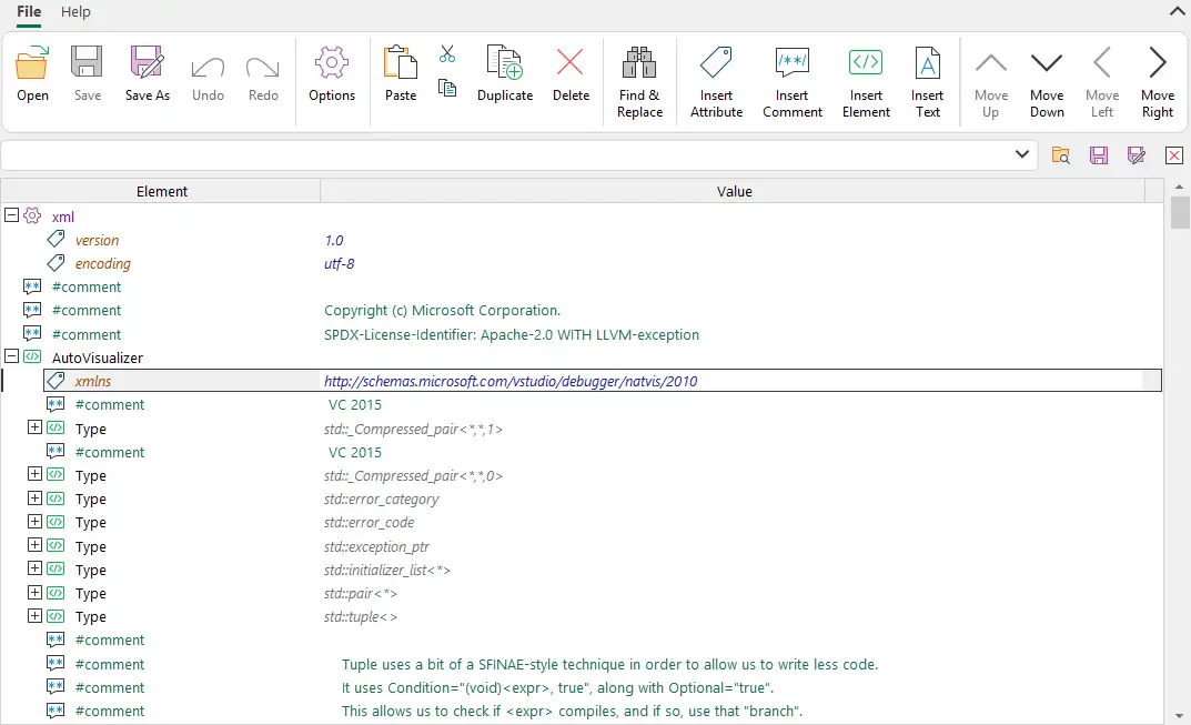 XML 文件編輯器